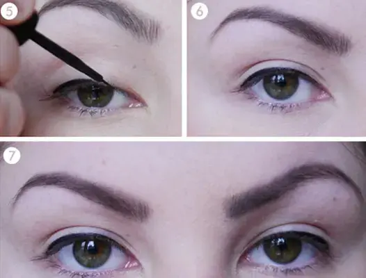 How-to-draw-liquid-eyeliner-on-the-eyes-2