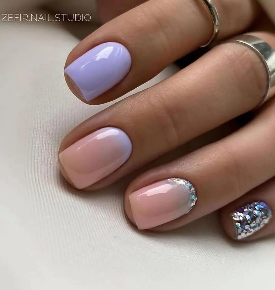 Pale-pastel-wedding-nail-art