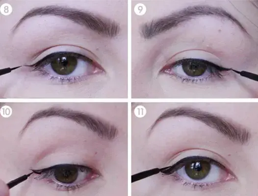 How-to-draw-liquid-eyeliner-on-the-eyes-3