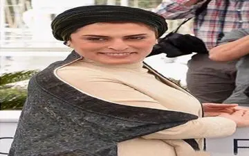 تصویری از تیپ خانم بازیگر در جشنواره کن