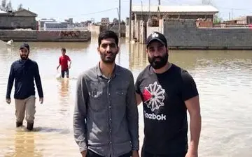 ستاره پرسپولیس در کنار سیل زدگان