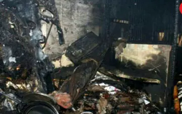 وقتی که سونای خشک کل ساختمان را به آتش می کشد