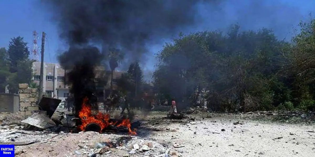 انفجار خودروی بمب‌گذاری شده در مرکز سوریه، جان سه تن را گرفت