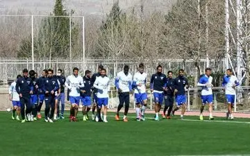 برنامه تمرینی آبی پوشان قبل از جدال با مس رفسنجان 