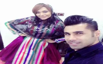 نسیم نهالی همسر محسن فروزان با لباس محلی! عکس