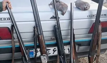 ۱۴ شکارچی متخلف در ارومیه دستگیر شدند