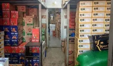 کشف ۲۰تن مواد غذایی احتکار شده در دلفان