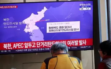 شلیک موشک بالستیک به سمت دریای ژاپن توسط کره‌شمالی 