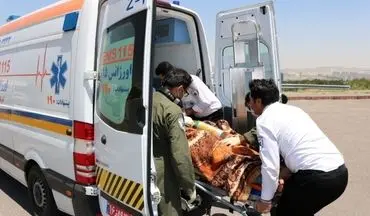 حادثه بامدادی در جاده مهریز–یزد؛ ۳۰ نفر راهی بیمارستان شدند