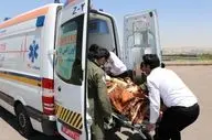 حادثه بامدادی در جاده مهریز–یزد؛ ۳۰ نفر راهی بیمارستان شدند