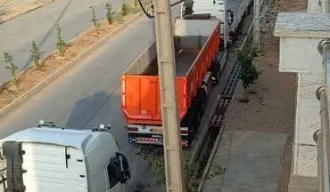شهری که به پارکینگ ماشین های سنگین تبدیل شده است