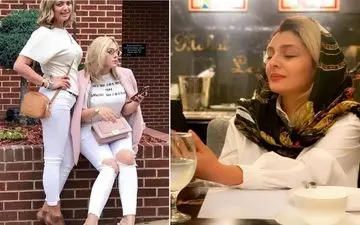 تصویری زیبا از کودکی ساره بیات و خواهرش سروین