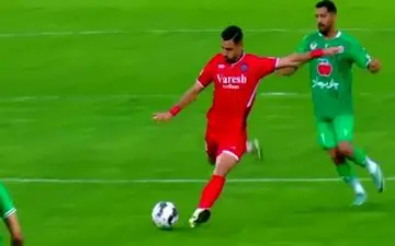 شوت دیدنی باقری؛ گل اول نساجی به ذوب آهن | فیلم