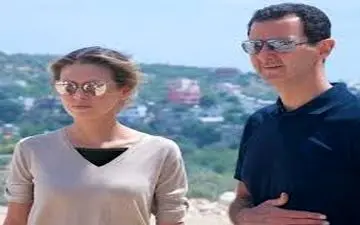 سلفی فرزند شهید با بشار اسد و همسرش