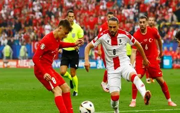  پیروزی ترکیه مقابل گرجستان با درخشش گولر و ۲ گل زیبا 