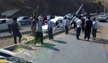 تصادف جاده «دهق» ۱۰ کشته و مصدوم برجای گذاشت 