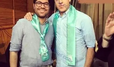 عکسی دیده نشده از علی کریمی در کنار خواننده مشهور