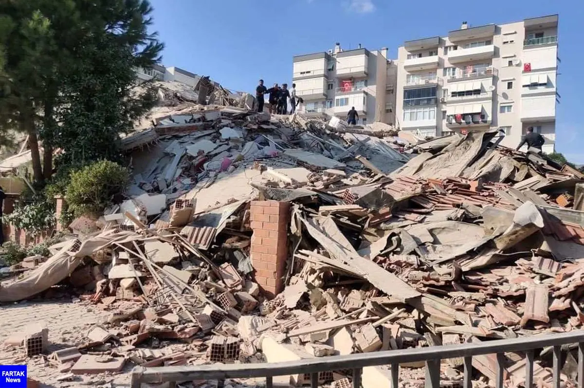 شمار جان‌باختگان زلزله ازمیر ترکیه بازهم افزایش یافت