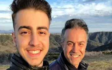 شباهت جالب دانیال حکیمی با پسرش
