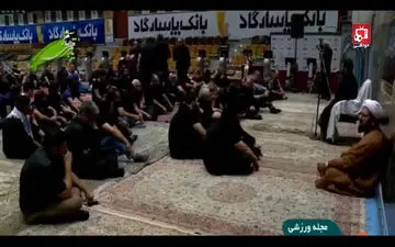 اعضای تیم ملی کشتی در سوگ قمر بنی هاشم (ع) + فیلم