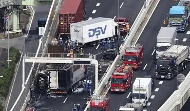 دو کشته و چندین زخمی در پی تصادفی در بزرگراهی نزدیک توکیو