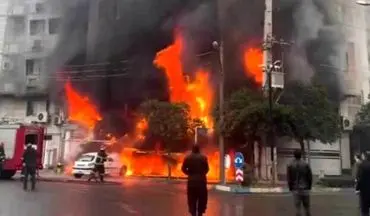 نجات ۲۰ نفر در حادثه آتش‌سوزی ساری