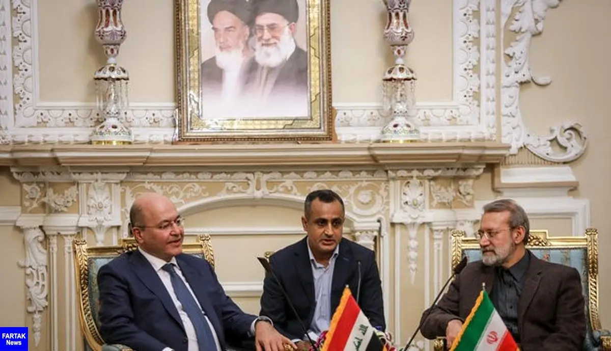 لاریجانی با رئیس جمهور عراق دیدار و گفتگو کرد