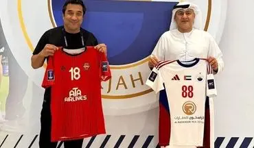 تراکتور با پیراهن همیشگی مقابل شارجه امارات