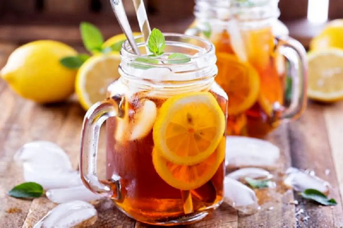 طرز تهیه چای سرد نعنایی| خیلی باحاله حتما خوشتون میاد!