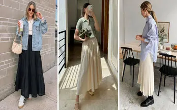 ۱۰ ایده ترندی برای استایل بهاری با دامن