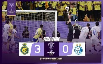 خلاصه بازی النصر عربستان 3 - استقلال ایران 0 + ویدئو