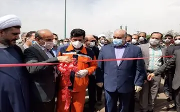 افتتاح فاز اول تقاطع غیر هم سطح امام خمینی (ره) شهر کرمانشاه