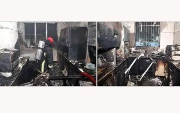 آتش سوزی آزمایشگاه پارسیان مشهد عمدی است