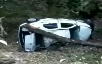 مرگ تلخ مرد گیلانی در اثر سقوط ال 90 به ته دره