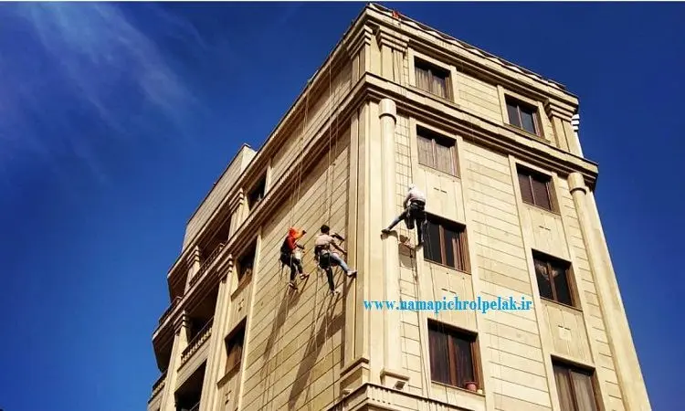 پیچ و رولپلاک سنگ نما