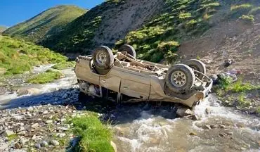 2 فوتی و ف مصدوم در واژگونی خودرو در ارتفاعات پیرانشهر