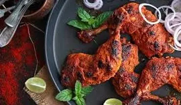 طرز تهیه مرغ  تندوری  خوشمزه!
