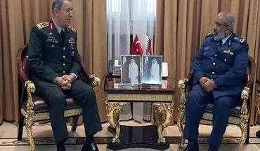 رئیس ستاد مشترک ارتش ترکیه با همتای قطری خود دیدار کرد