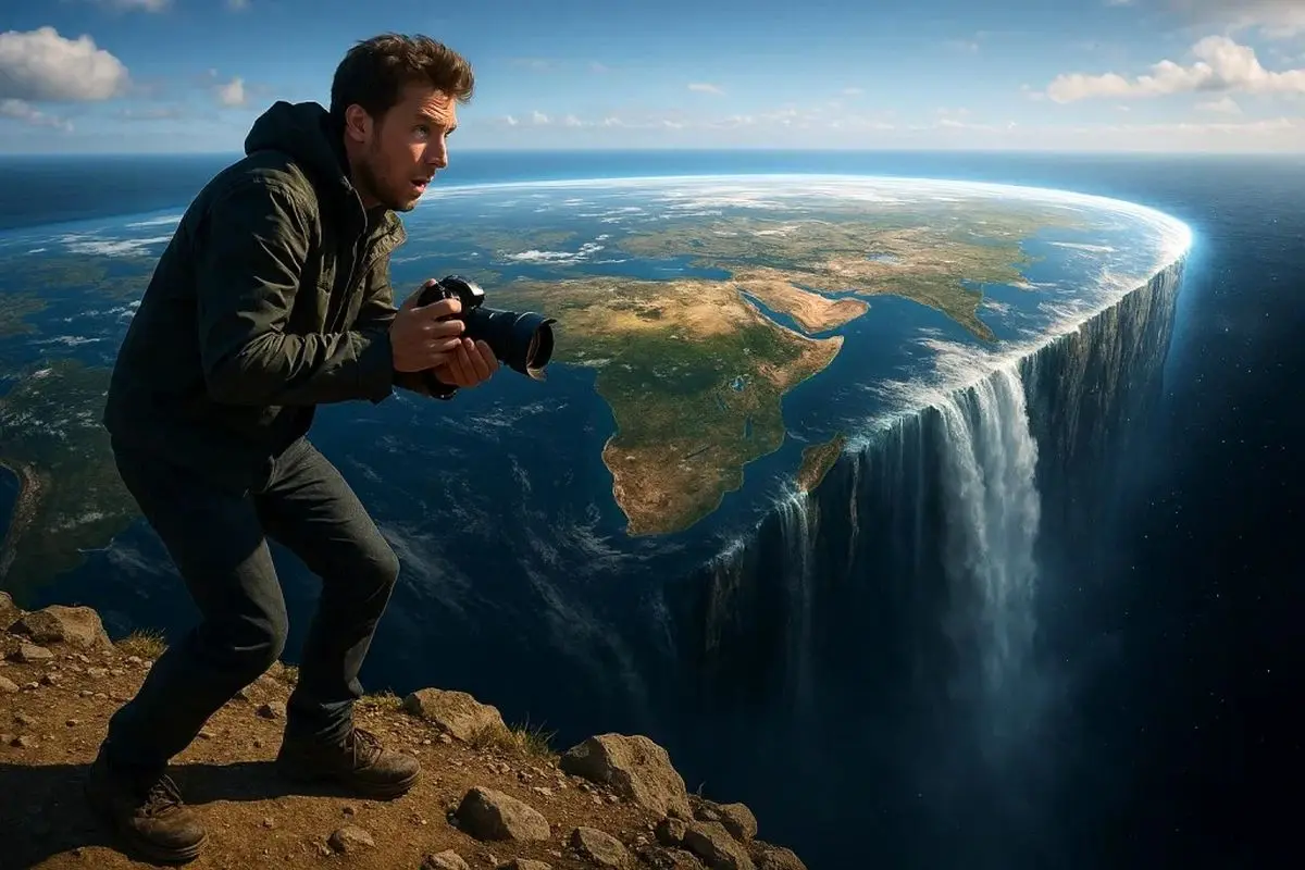 جایزه بزرگ برای اثبات نظریه زمین تخت: با لبه زمین سلفی بگیرید!