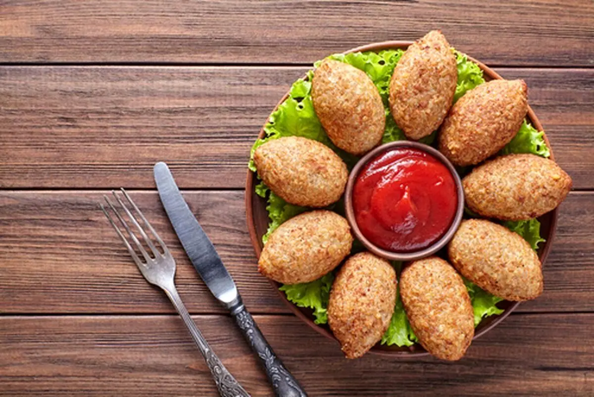 غذای عربی خوشمزه | طرز تهیه کبه برنجی