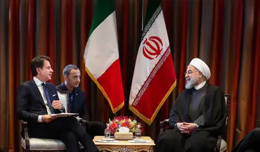 روحانی با نخست وزیر ایتالیا دیدار و گفتگو کرد