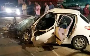 تصادف هولناک در سر پل ذهاب، 4 نفر تکه پاره شدند!