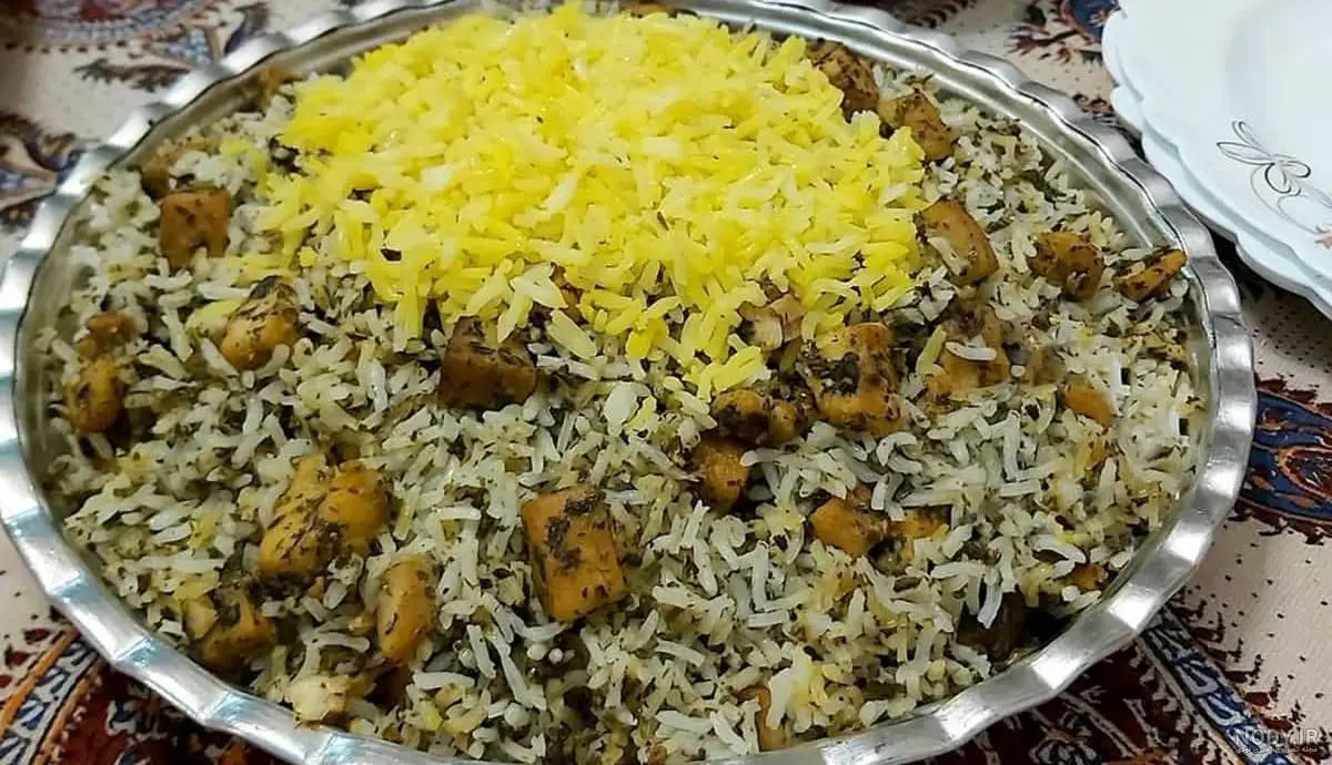 آموزش تهیه پلو جعفری با مرغ | پلو جعفری با مرغ رو اینطوری درست کن + نکات مهم