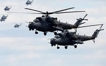  روسیه قرارداد فروش 10 فروند بالگرد «می-35 » به ازبکستان را امضا کرد