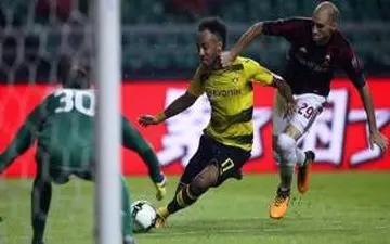 پیروزی پرگل دورتموند بر میلان در چمپیونزکاپ