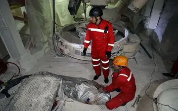 مرگ دلخراش تکنسین تعمیرات در میکسر