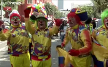 گردهمایی بزرگ دلقک‌ها در مکزیک