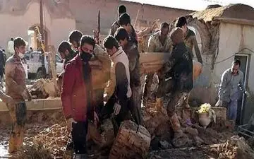 یک کشته در فروریختن بافت تاریخی یزد / بر اثر وقوع سیل رخ داد+ عکس 