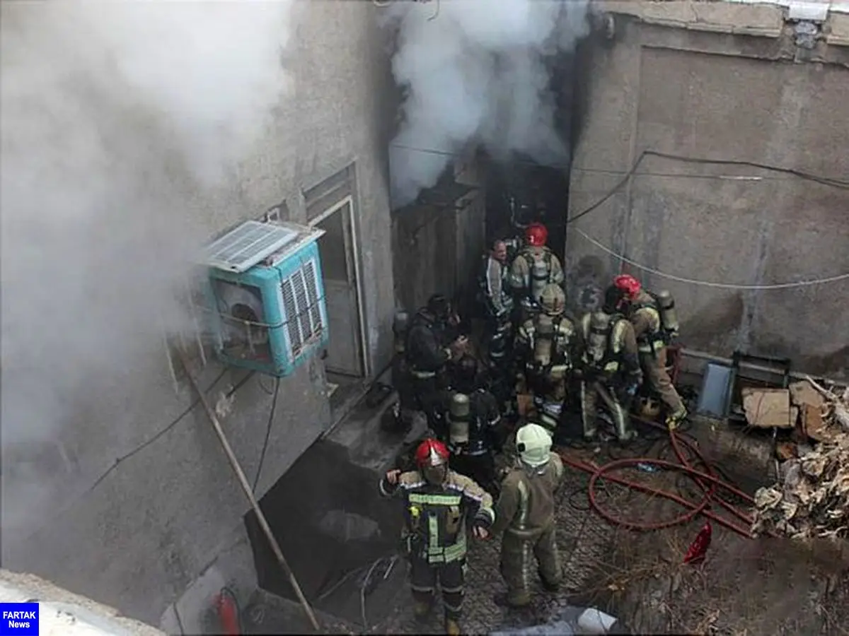 عکس های لحظه به لحظه با آتش سوزی وحشتناک در ناصرخسرو
