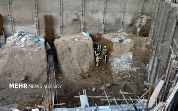 حادثه مرگبار در گودبرداری مشهد؛ جان باختن یک کارگر بر اثر ریزش آوار
